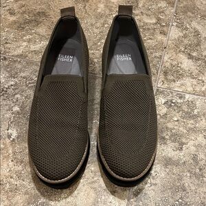 Eileen Fisher Women's Lindy shoes-Dark Green(olive